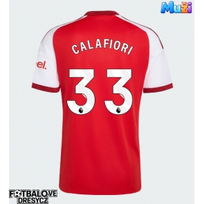 Arsenal Riccardo Calafiori #33 Domácí Dres 2026-27 Krátký Rukáv Arsenal Riccardo Calafiori #33 Domácí Dres 2026-27 Krátký Rukáv
